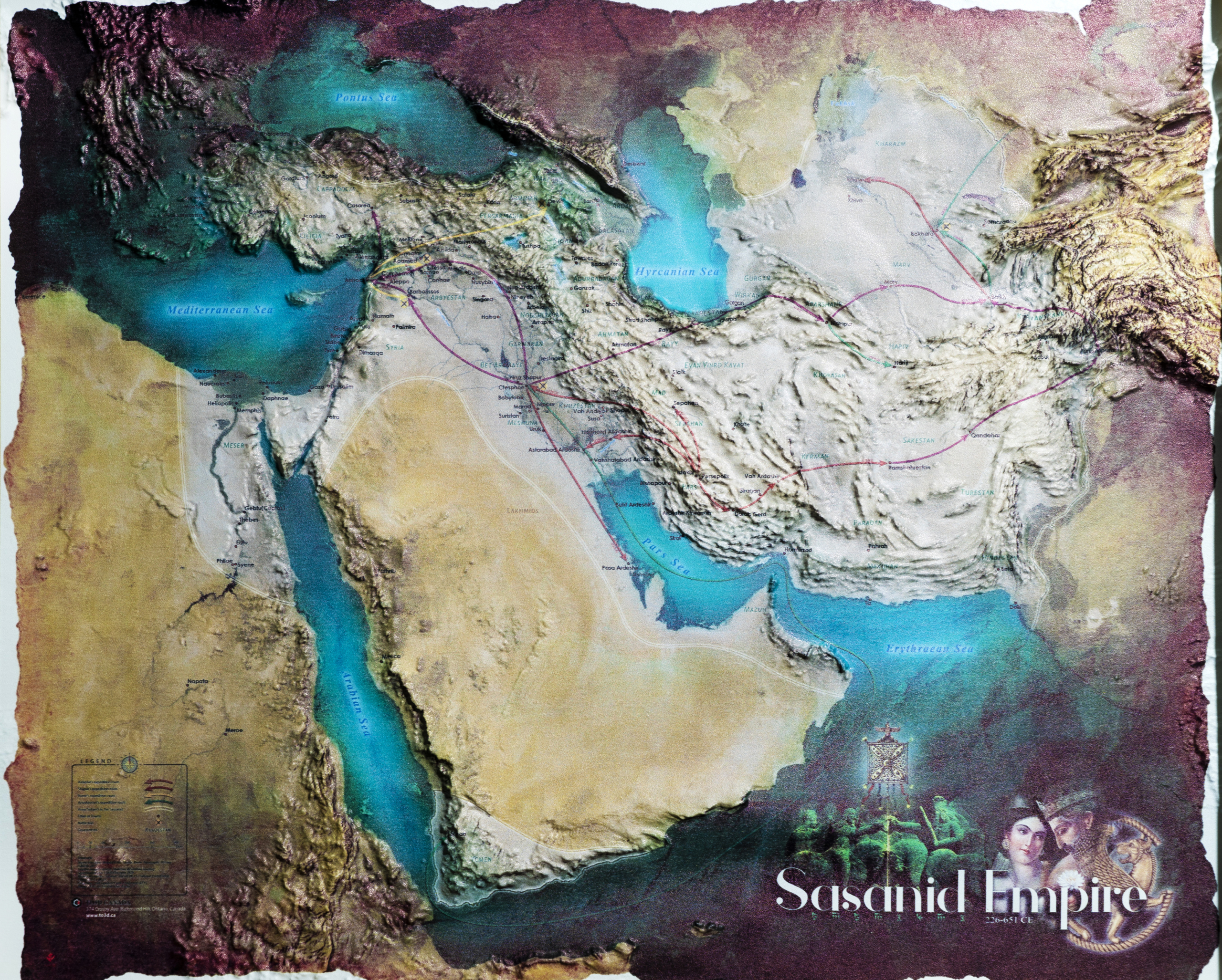 Sasanid-3Dmap